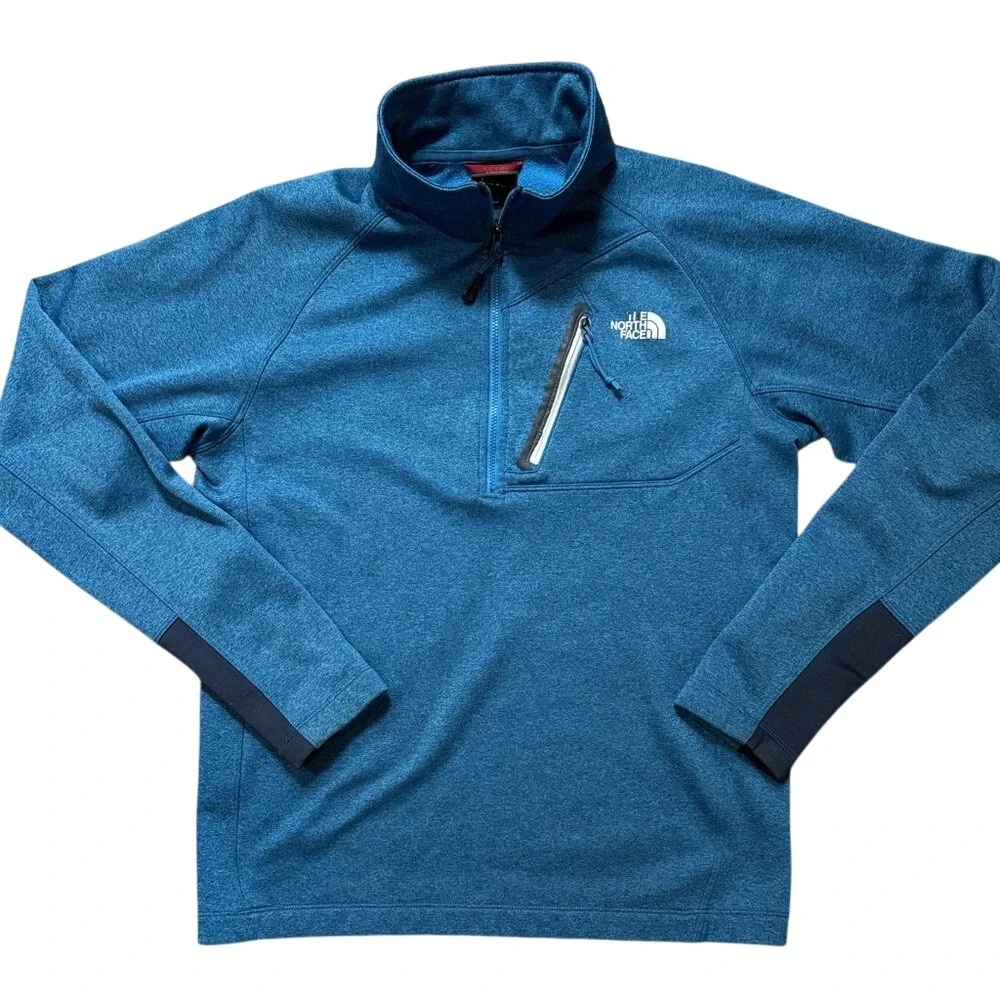 The North Face Men's Canyonlands 1/2 Zip Pullover Blue S Gorpcore Outdoorsy Camp